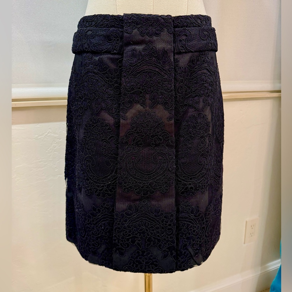 Robert Rodriguez Lace Mini Skirt